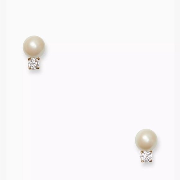 Kate Spade Earrings Pearls of Wisdom Studs - Picture 1 of 8